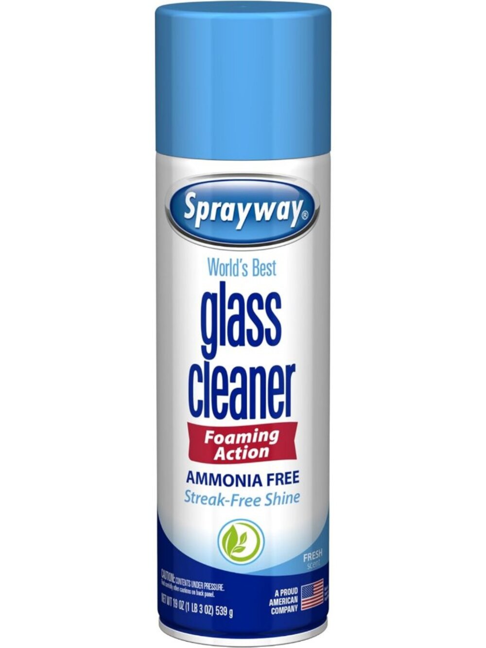 Streak-Free Foaming Glass Cleaner Spray for Home & Auto, 19 oz, Pack of 12